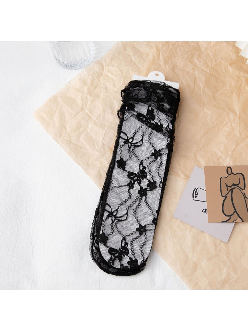 Rufia - Soft Lace Sheer Socks