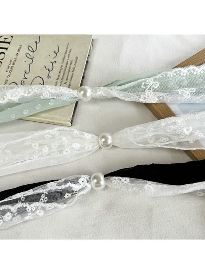 Scarvii - Elegant Lace Floral Pattern Scarf