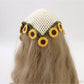 Scarvii Sunflower Crochet Triangle Scarf