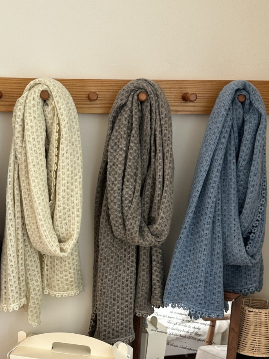 Scarvii - Cozy Versatile Minimalist Solid Color Warm Scarf
