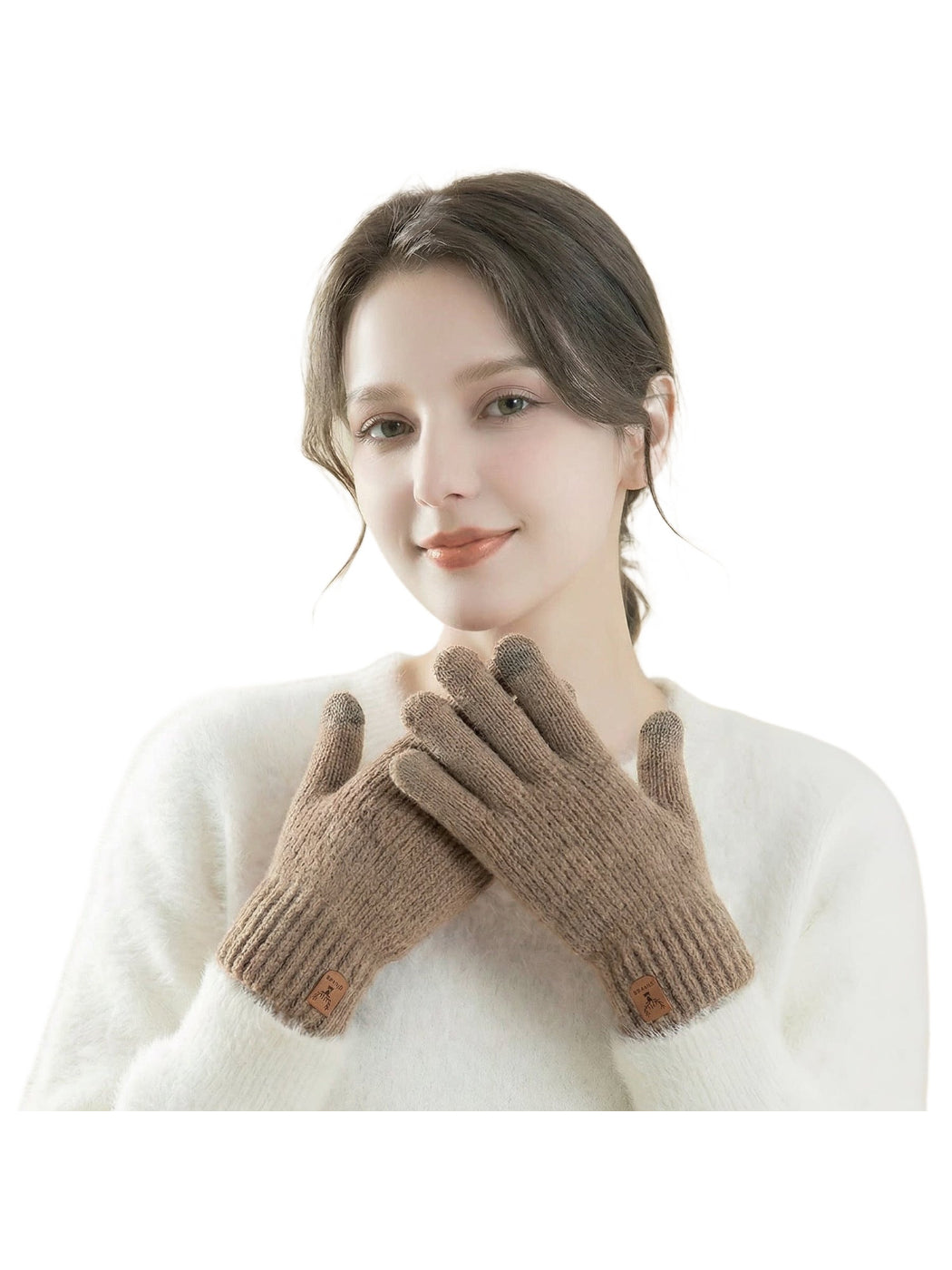 Gloving - Textured Knit Winter Gloves