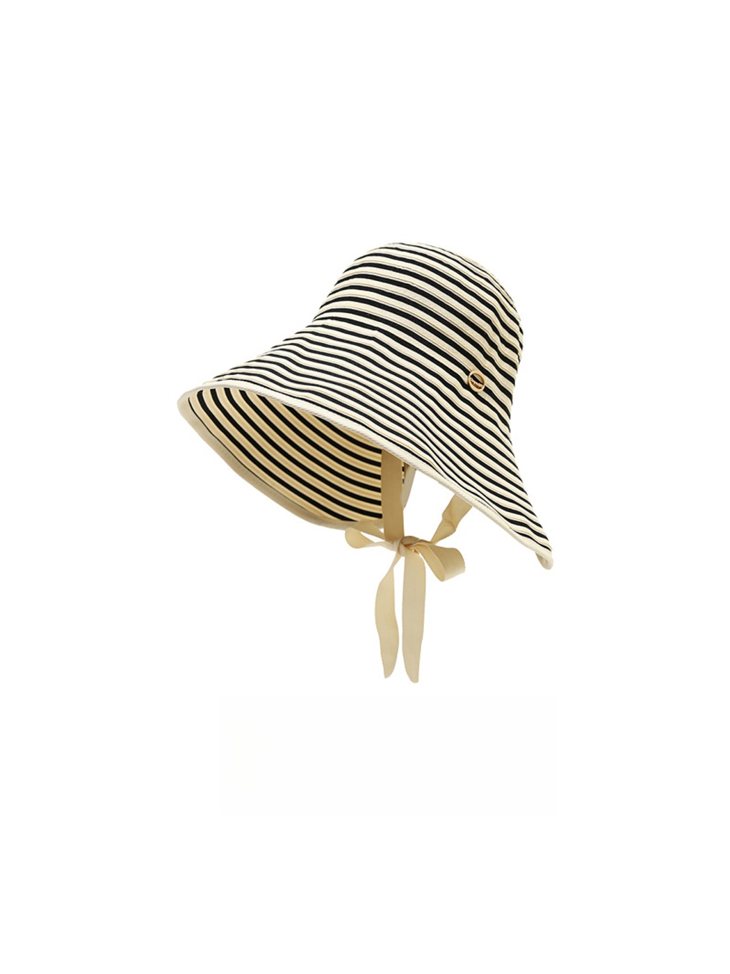 Haila - Wide Brim Striped Bucket Hat