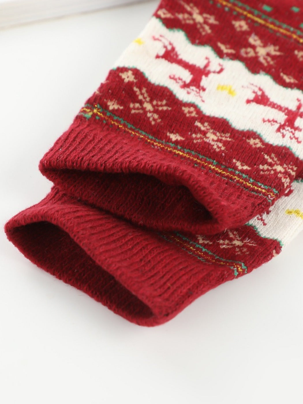 Rufia - Christmas Reindeer Snowflake Mid-Calf Socks - 5 Options