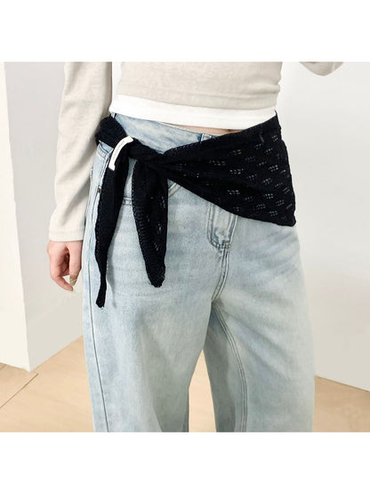 Scarvii - Sweet Style Knit Look Triangle Bandana
