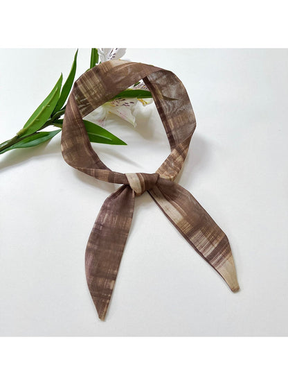 Scarvii - Elegant Vintage Printed Narrow Scarf