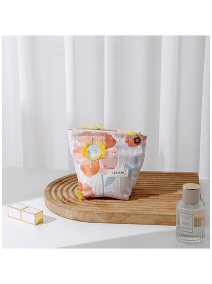 Cosbai - Poppy Bloom Cosmetic Bag