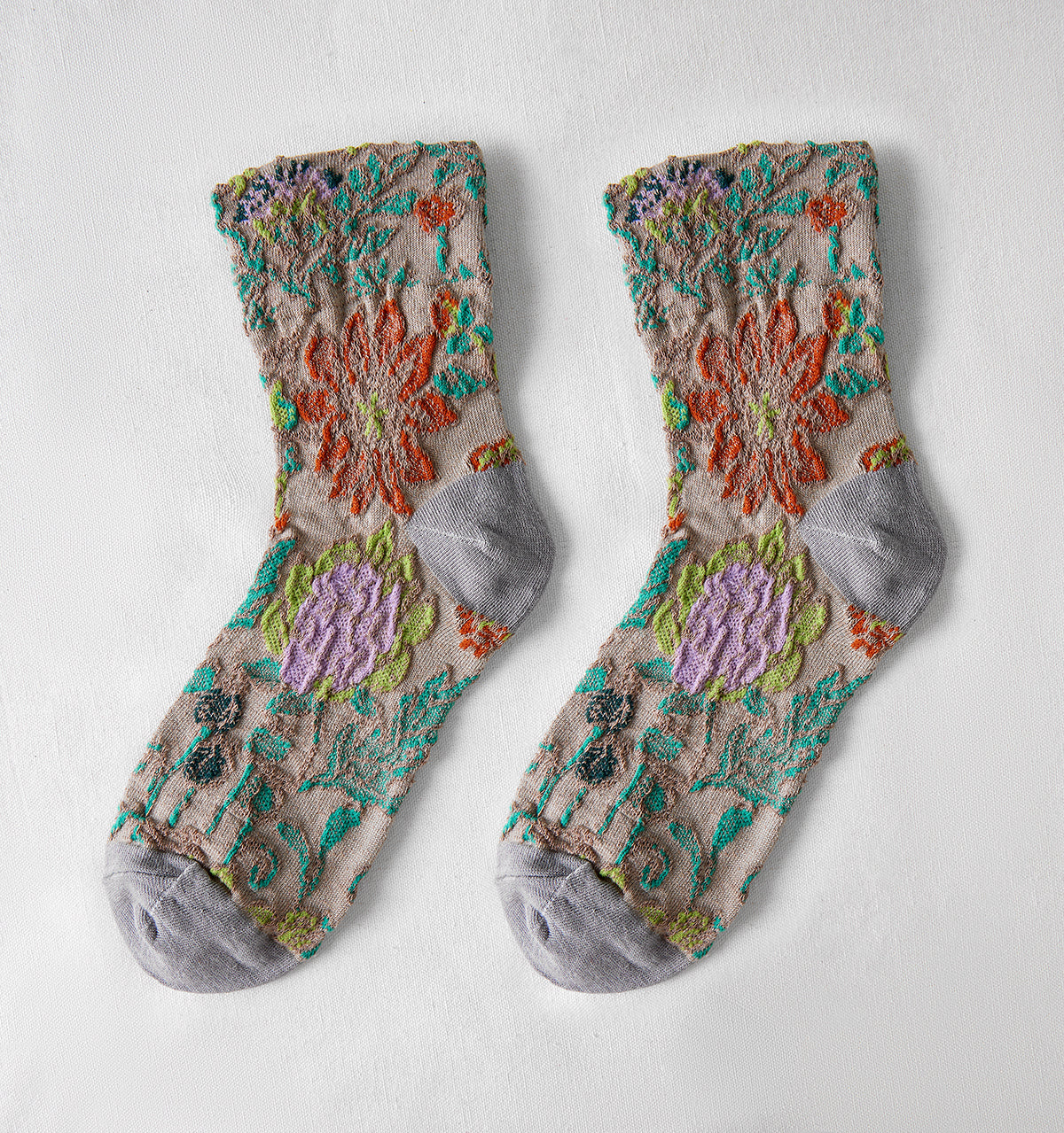Rufia - 3D Flower Bohemian Women's Socks