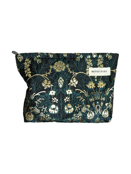 Cosbai Dark Floral Beauty Cosmetic Bag product image
