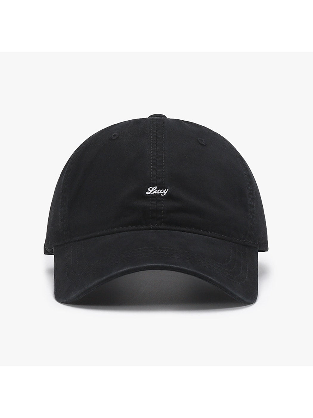 Haila - Curved Brim Round Crown Baseball Cap