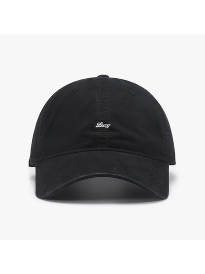 Haila - Curved Brim Round Crown Baseball Cap