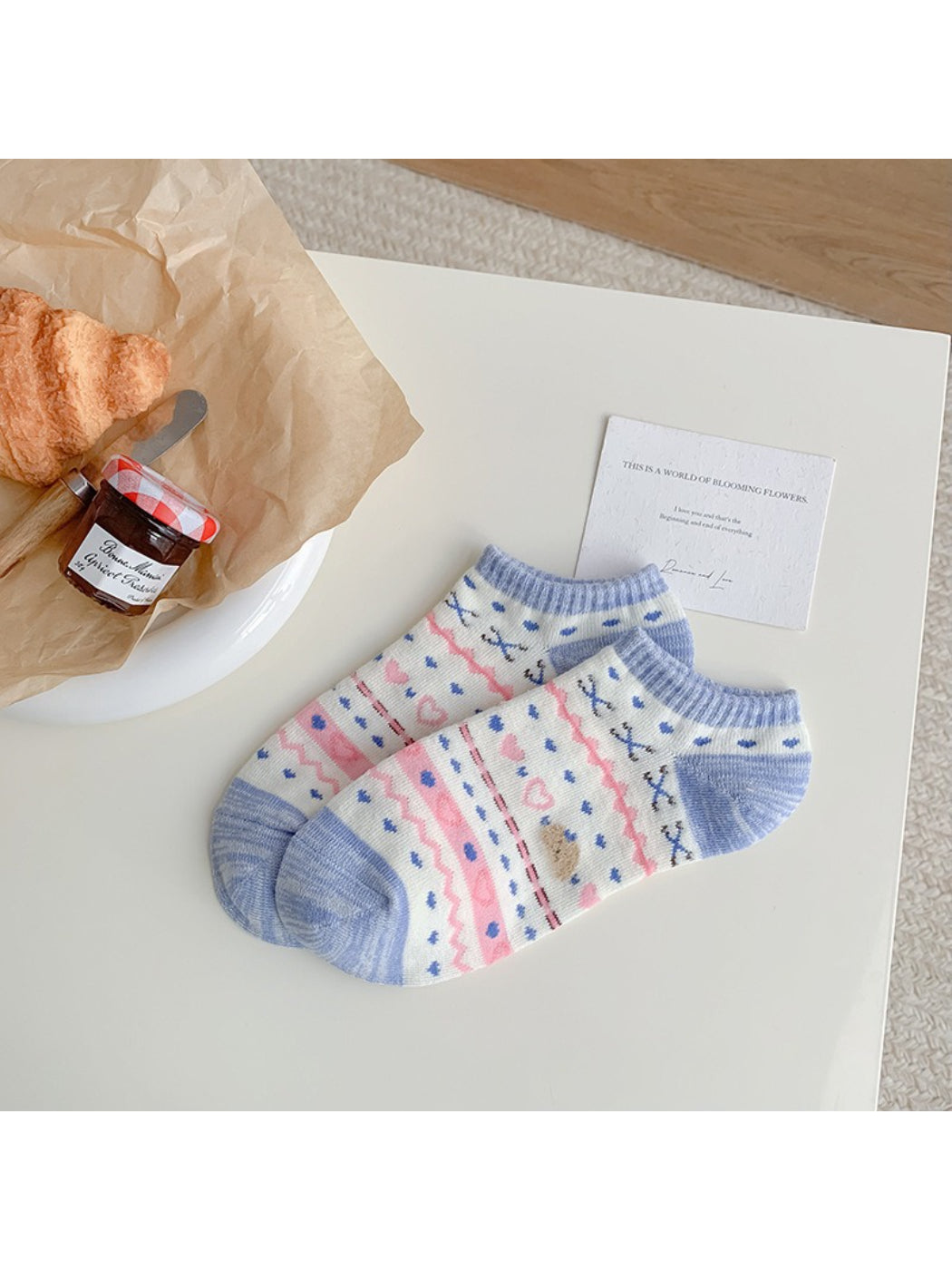 Rufia - Pastel Heart Ankle Socks product image 5