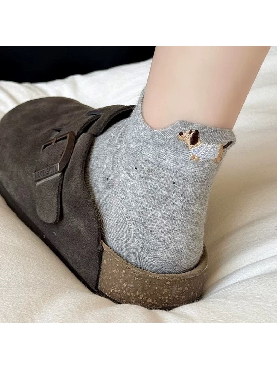 Rufia - Cute Dog Motif Women's Cartoon Ankle Socks