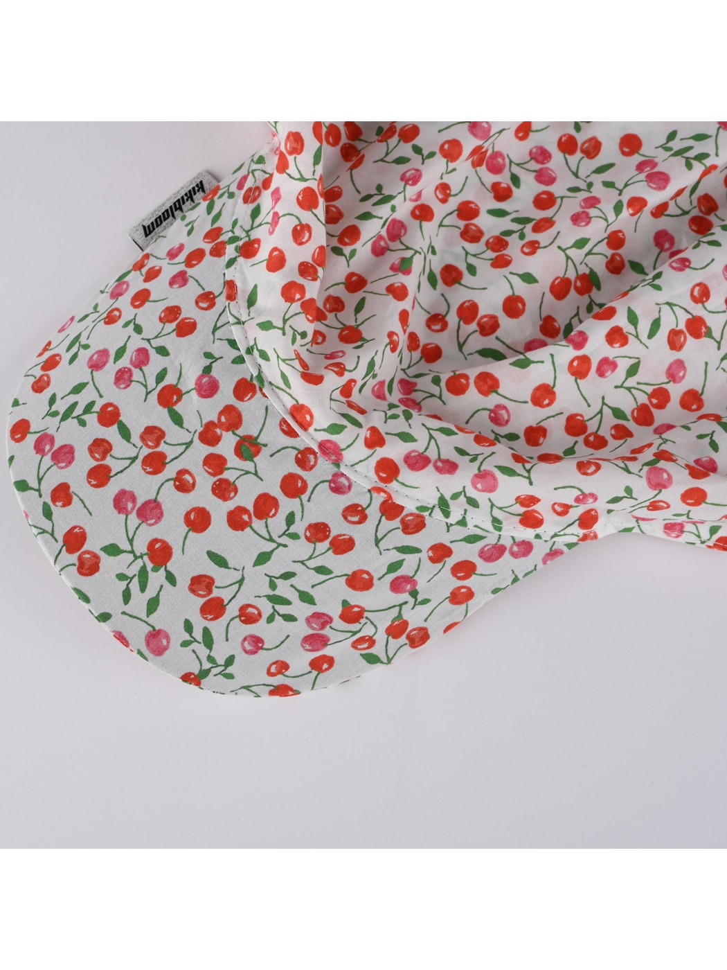 Haila - Cherry Print Curved Brim Headscarf Cap