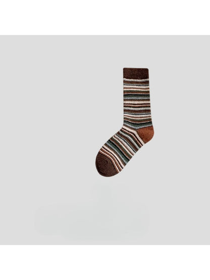 Rufia - Multicolor Stripe Crew Socks