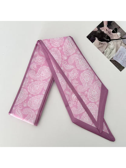 Scarvii Modern Paisley Skinny Scarf