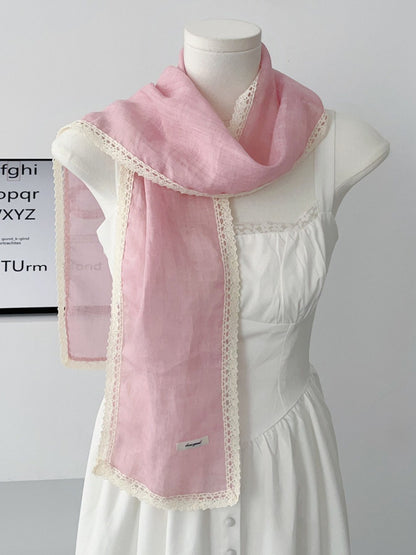 Scarvii Lace Border Lightweight Scarf product image