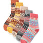 Rufia - 5 Pairs Bohemian Wool-Blend Socks Set