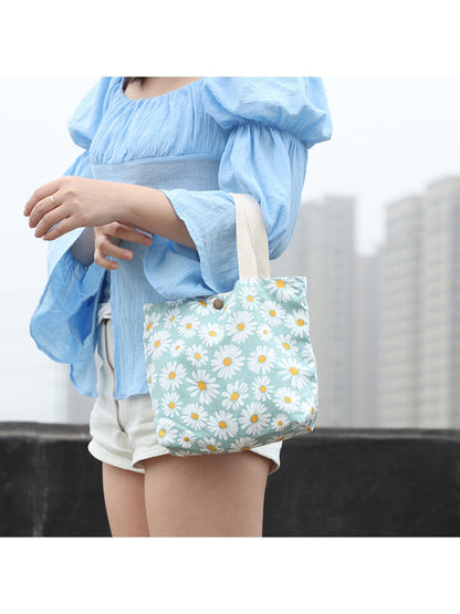 Cosbai - Daisy Print Lunch Bag