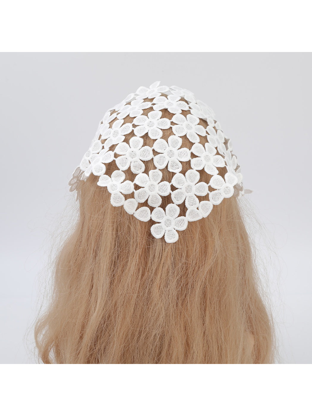 Scarvii Delicate Flower Lace Head Scarf