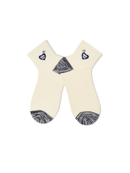 Rufia - Heart Graphic Contrast Crew Socks product image 3