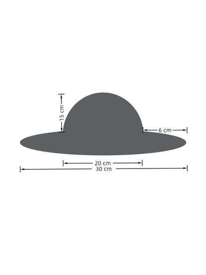 Haila - Simple Pattern Wide Brim Bucket Hat