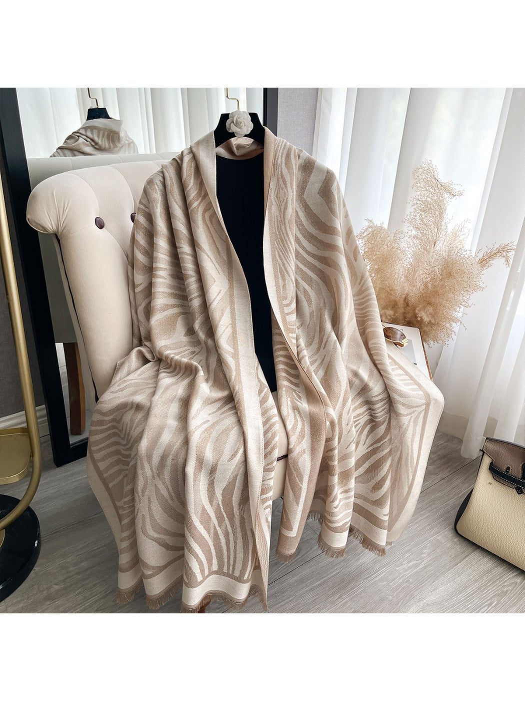 Scarvii - Soft Zebra Print Scarf