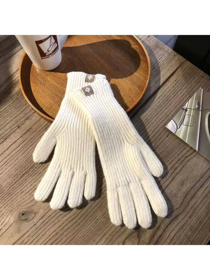 Gloving - Minimal Plain Knit Everyday Winter Gloves