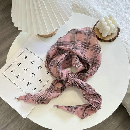 Scarvii - Plaid Triangle Headband