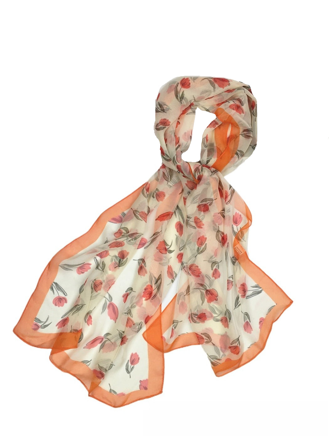 Scarvii - Flower Print Scarf & Shawl