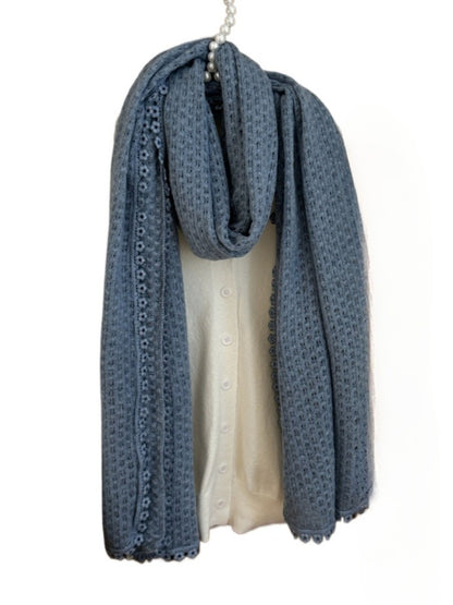 Scarvii - Cozy Versatile Minimalist Solid Color Warm Scarf