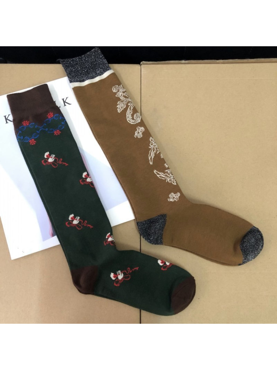 Rufia - Vintage Pattern Knee-High Socks product image 1