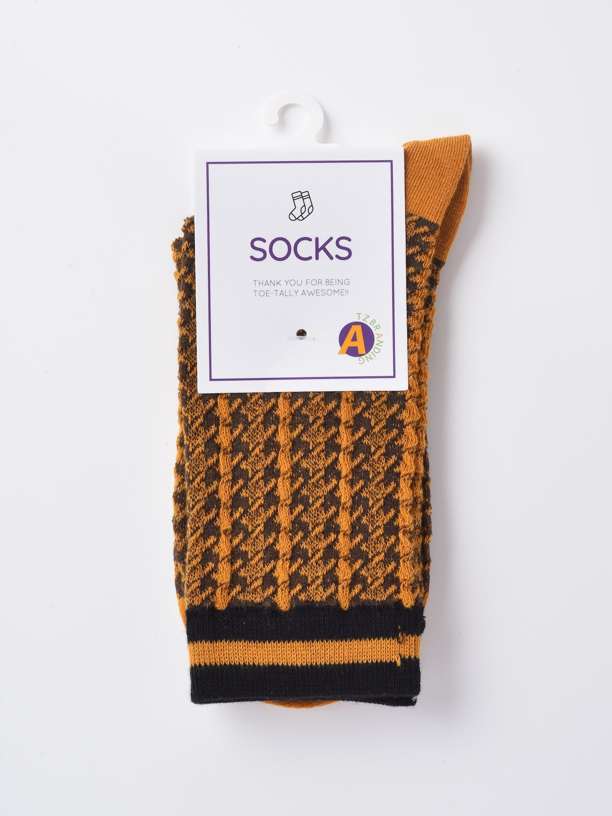 Rufia - Retro Tulip Garden Jacquard Crew Socks