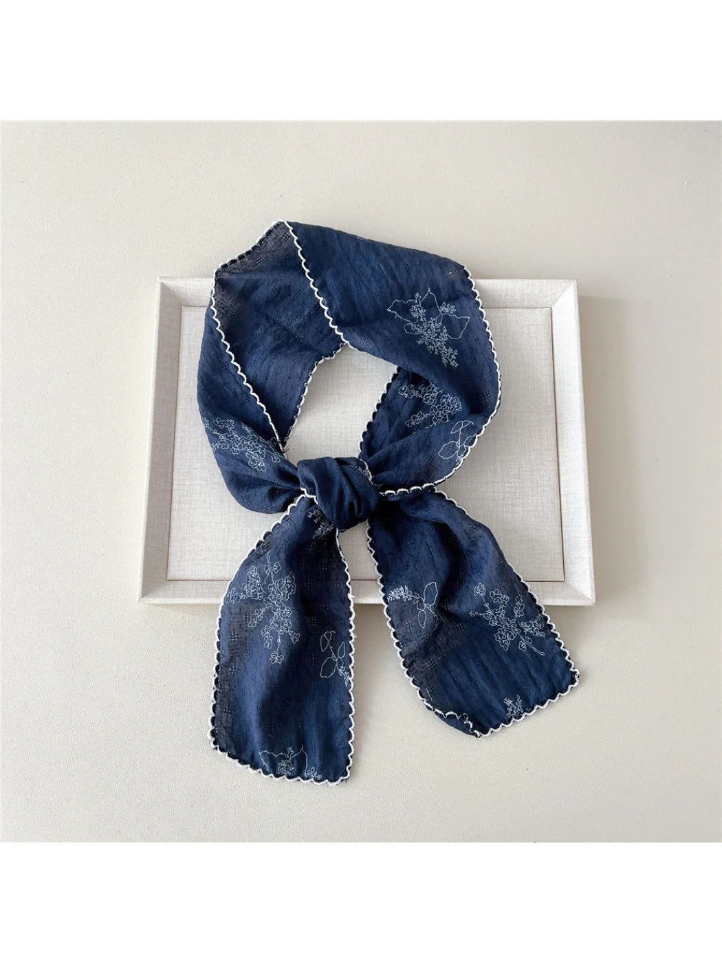 Scarvii - Floral Patchwork Narrow Scarf