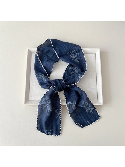 Scarvii - Floral Patchwork Narrow Scarf
