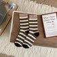 Rufia - Striped Women's Socks for Fall & Winter