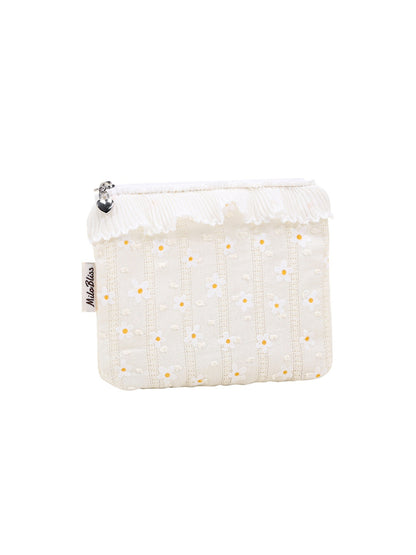 Cosbai - Daisy Ruffle Mini Pouch