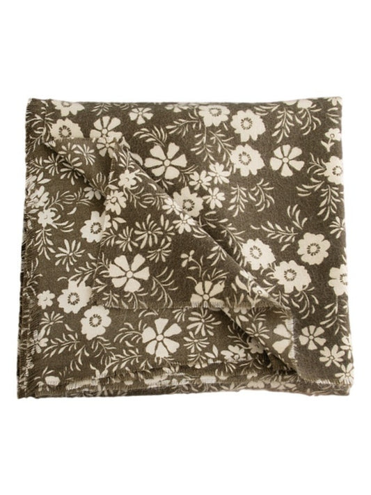 Scarvii - Winter Floral Print Scarf & Shawl