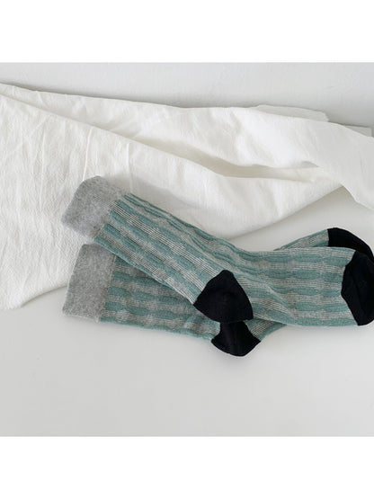 Rufia - Subtle Stripe Knit Crew Socks product image 1