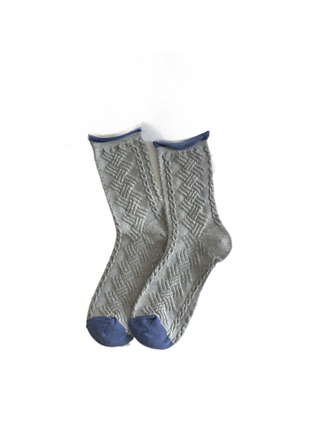 Rufia - Vintage School Style Mid-Calf Capsule Socks