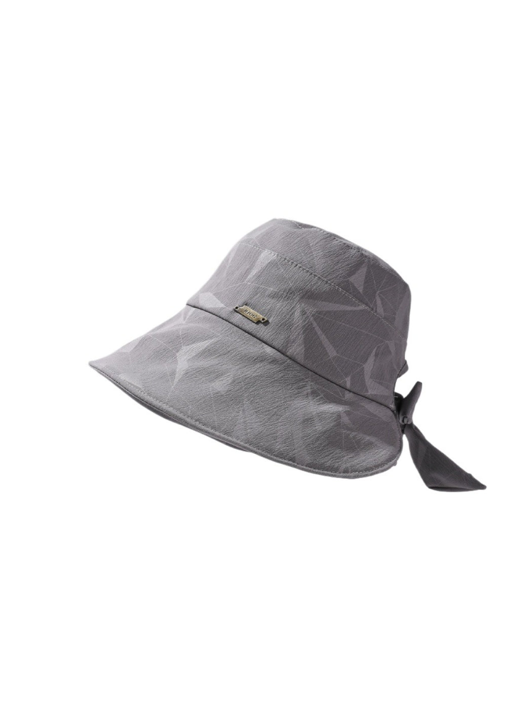 Haila textured bow bucket hat displayed on a mannequin head