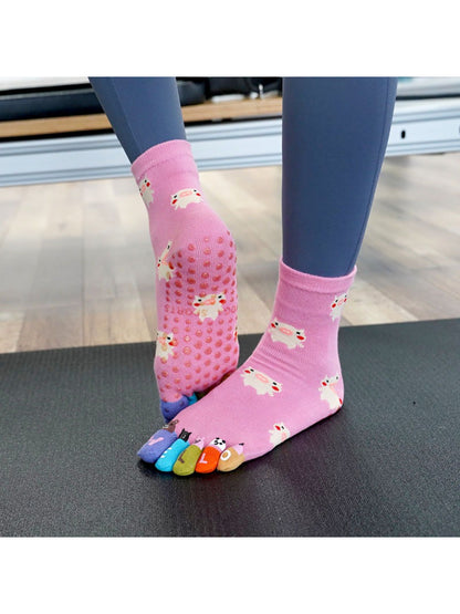 Rufia - Cute Grip Five-Toe Training Socks