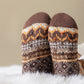 Rufia - Colorful Ethnic Pattern Towel Socks