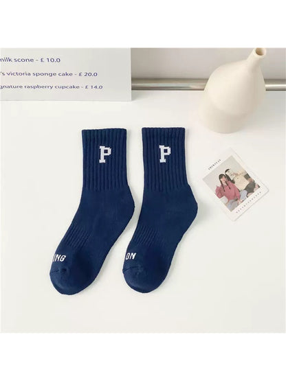 Rufia - Casual Letter Crew Socks product image 5