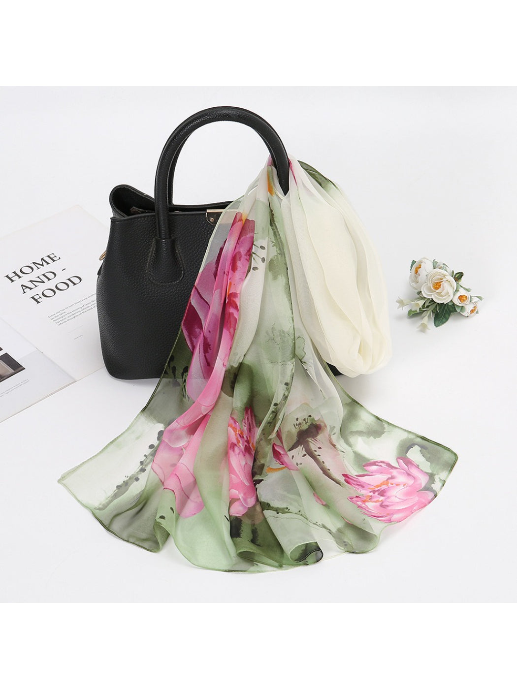 Scarvii - Watercolor Bloom Print Scarf