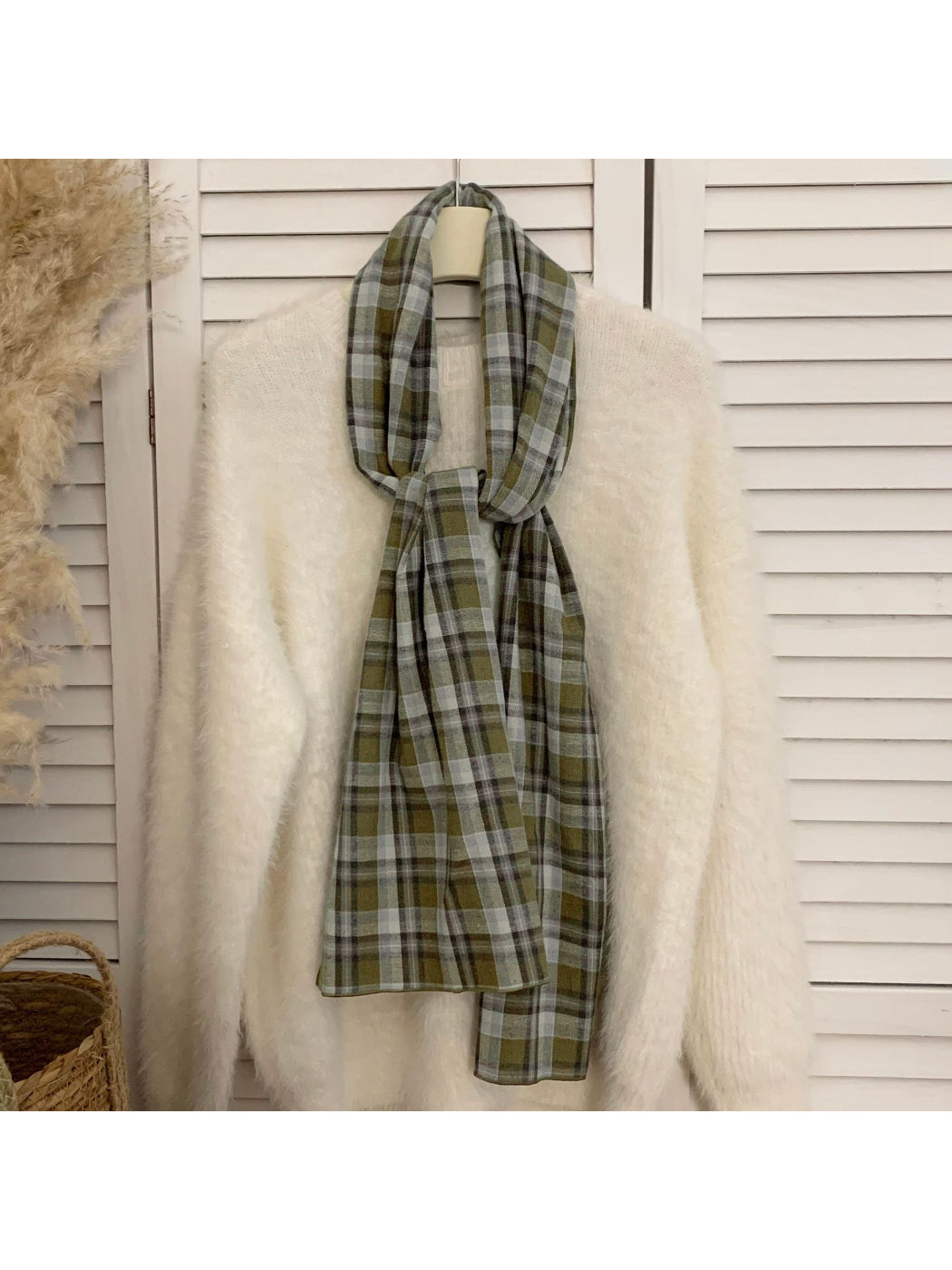 Scarvii - Vintage Check Plaid Scarf