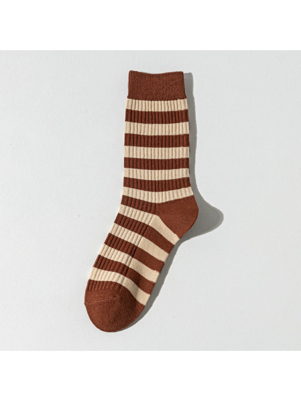 Rufia - Cozy Ribbed Stripe Crew Socks product image 5