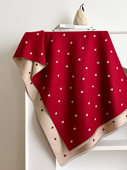 Scarvii – Reversible Heart Print Scarf & Wrap
