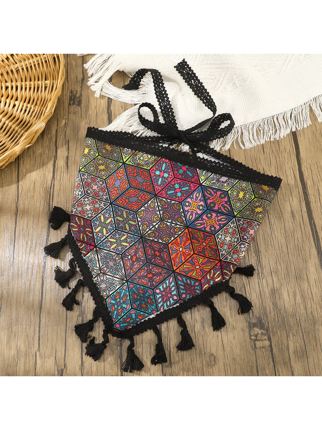 Scarvii Colorful Bohemian Tassel Headband