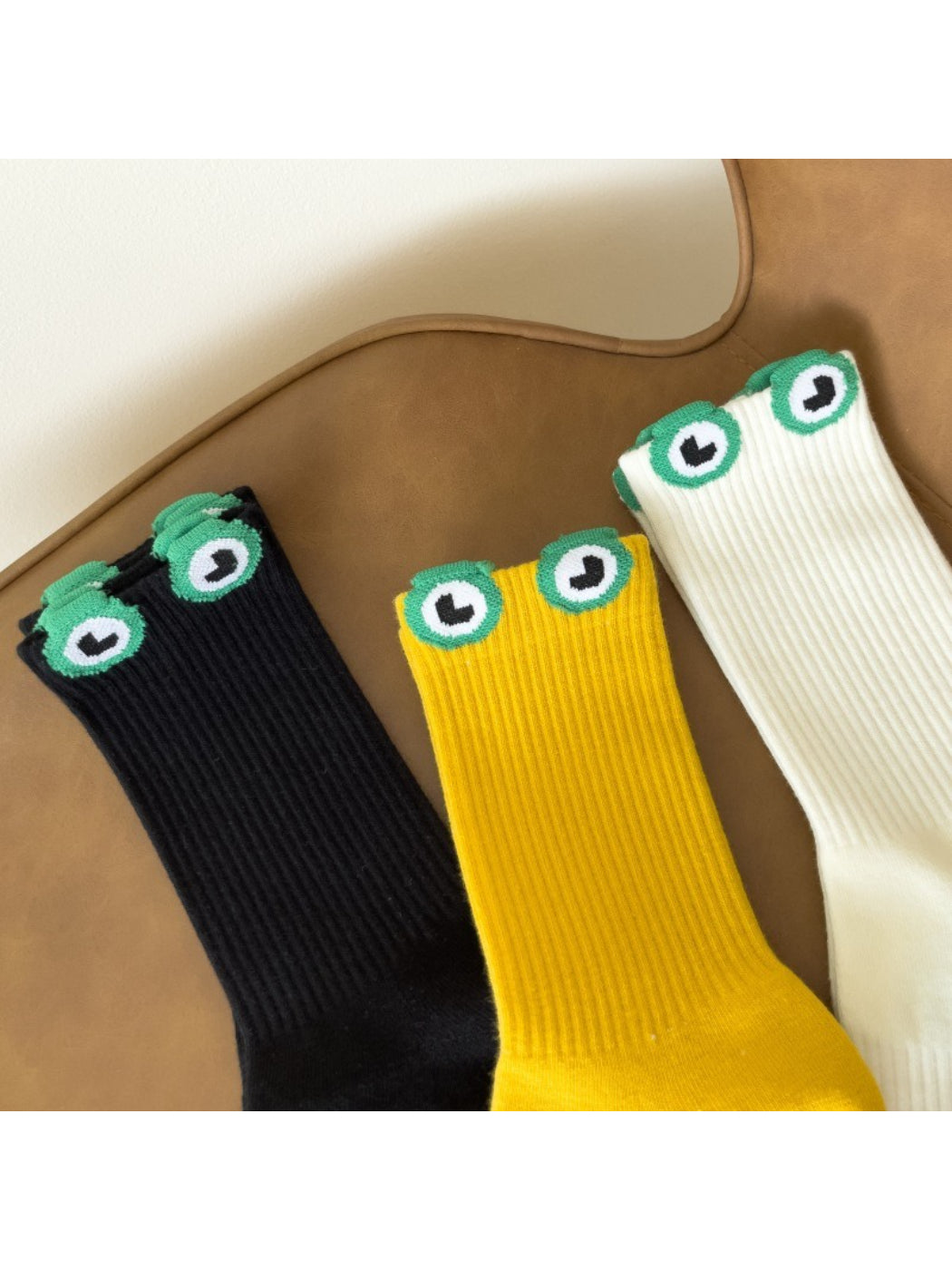 Rufia - Frog Eye Ribbed Crew Socks product image 2