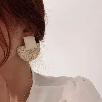 Earwish - Boho Woven Earrings – Unique & Natural